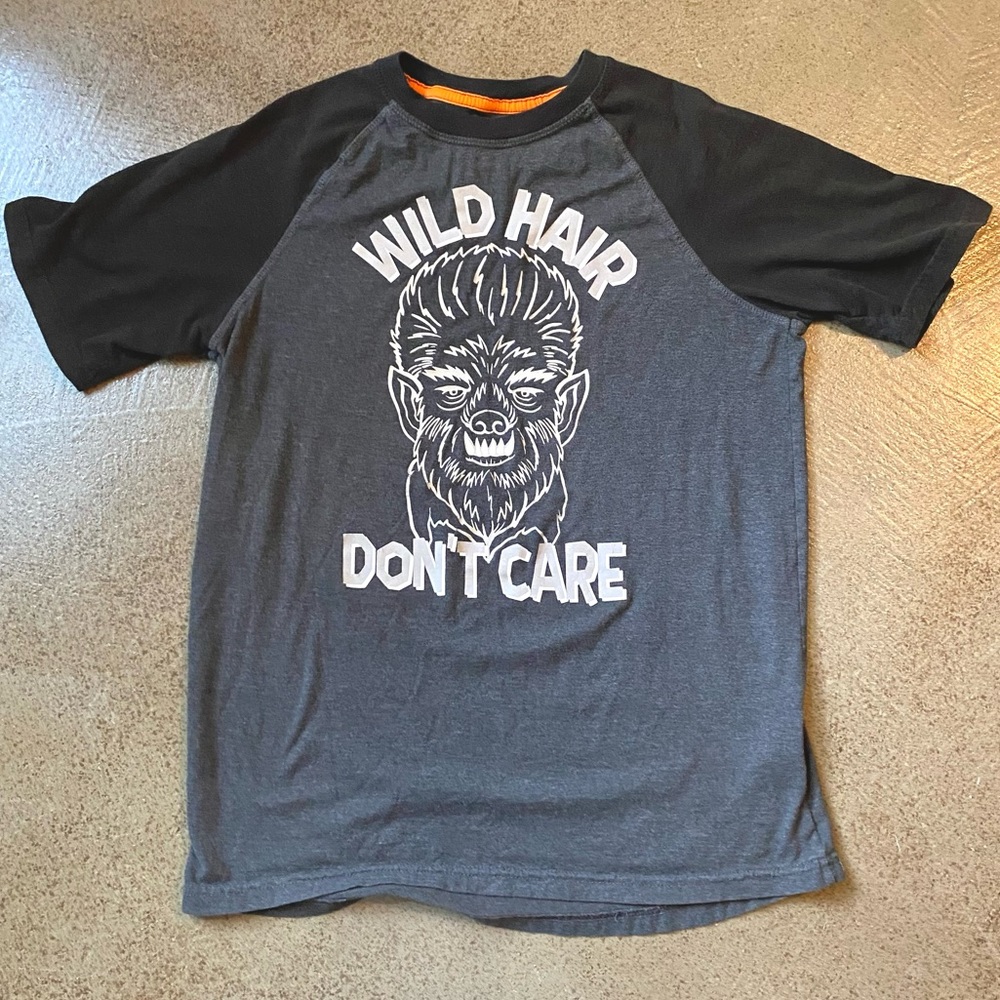 Werewolf Baseball Graphic Tee. Boys XXL, 18.